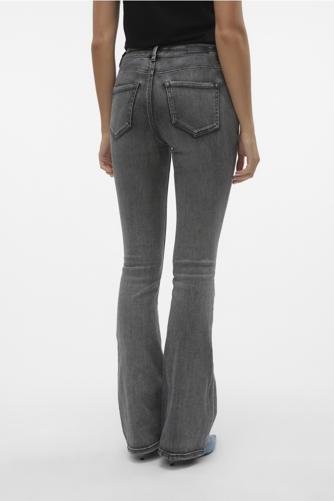 VMFLASH MR FLARED JEANS LI213 GA NO 10303196 Medium Grey Denim